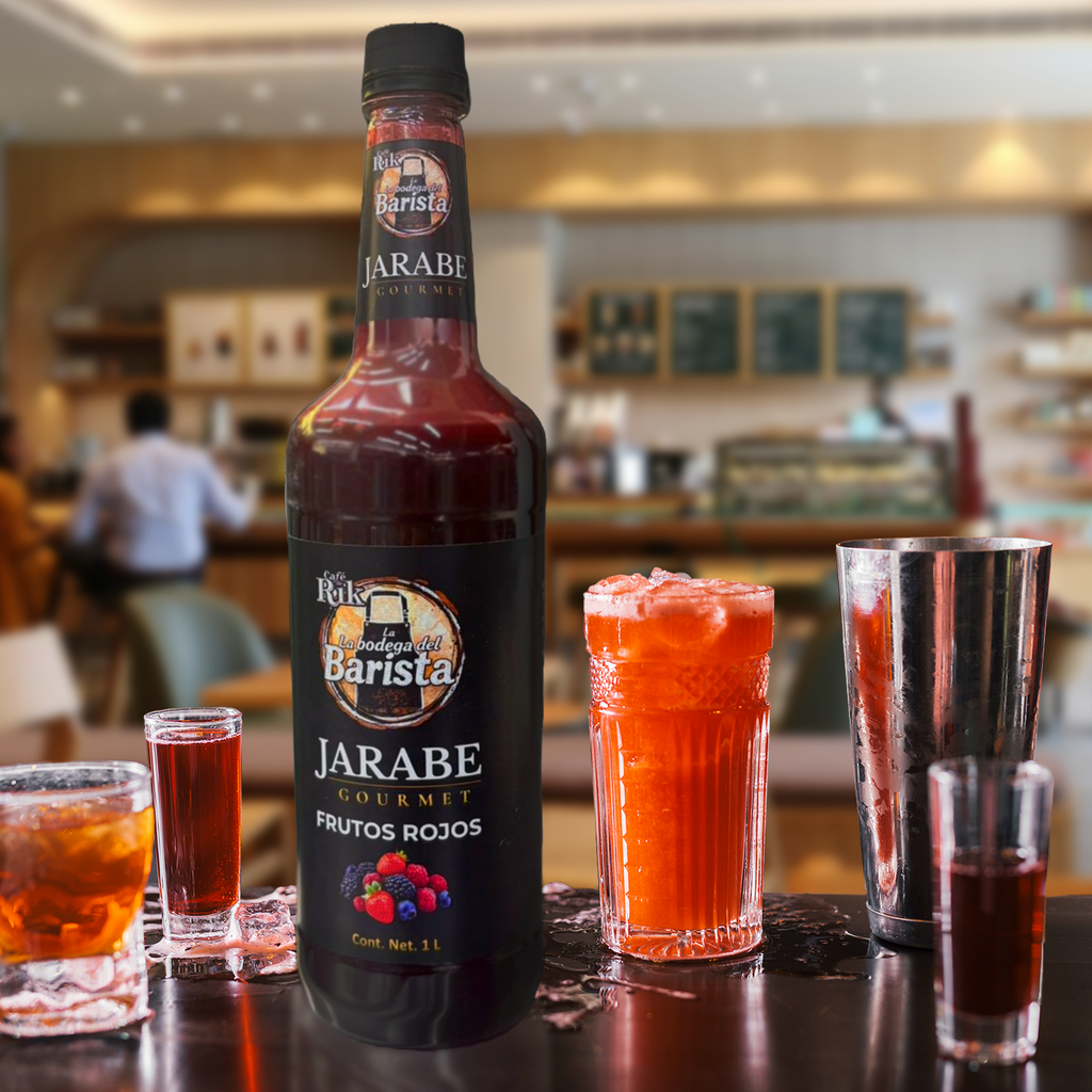 JARABE GOURMET SABOR FRUTOS ROJOS
