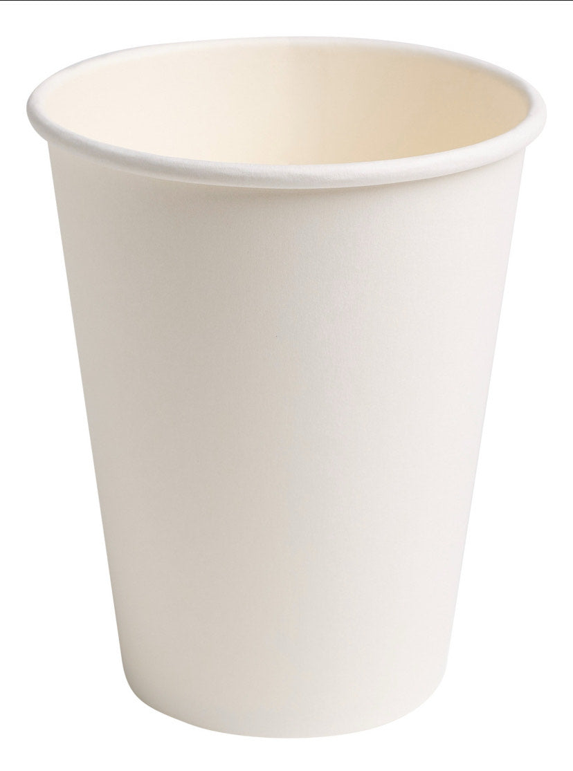 Vaso desechable blanco 12oz  (50 pz)