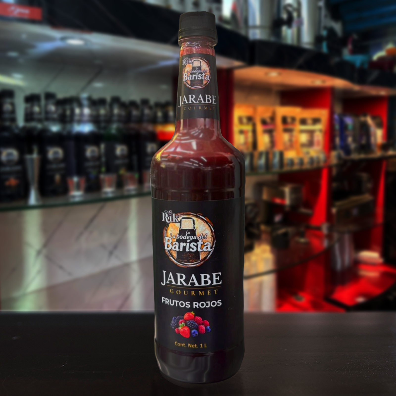 JARABE GOURMET SABOR FRUTOS ROJOS