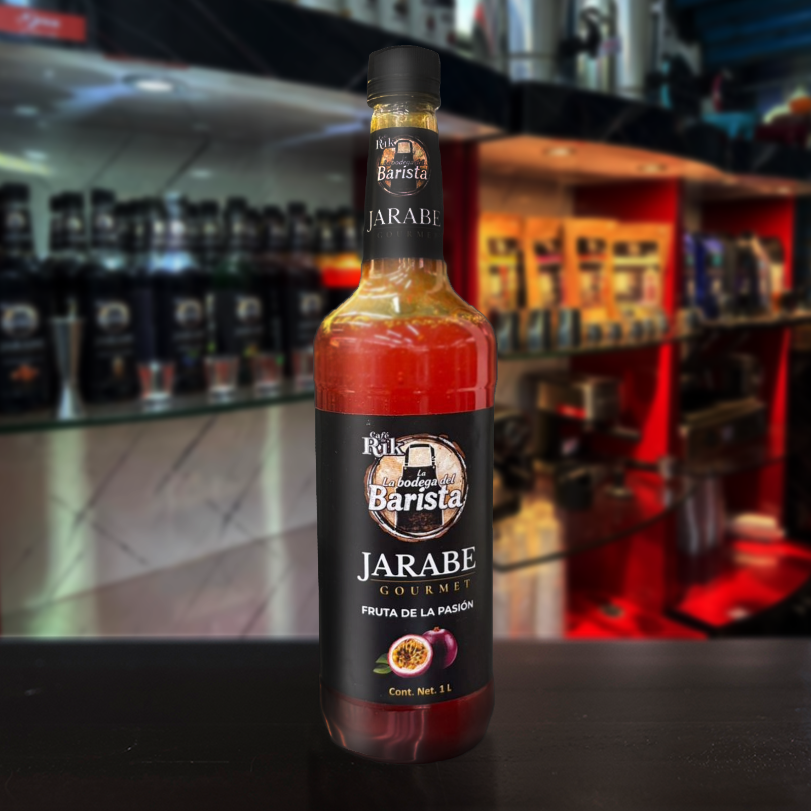 JARABE GOURMET SABOR FRUTA DE LA PASIÓN