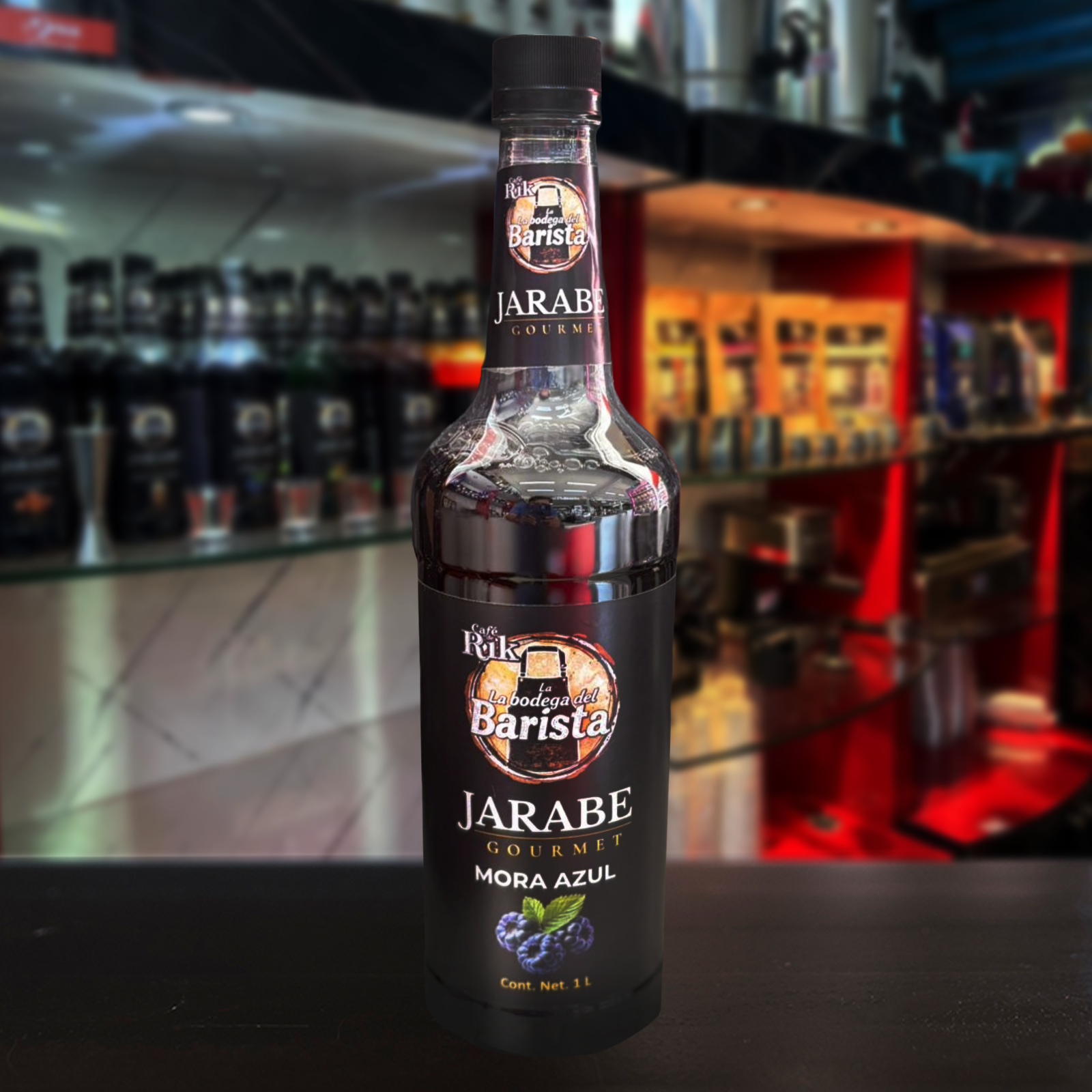 JARABE GOURMET SABOR MORA AZUL